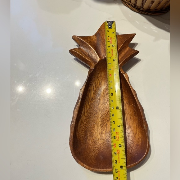 Vintage wooden pineapple dish - Picture 4 of 5
